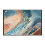 Aqua Mirage, By Jayda Koludrovic Wall Art Gioia-Local 40x60cm Framed Canvas Black