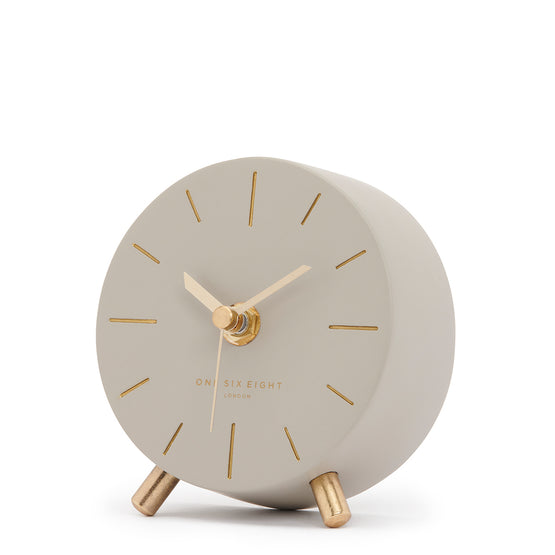 Angelo Silent Mantel Clock - Clay Clock Onesix-Local   