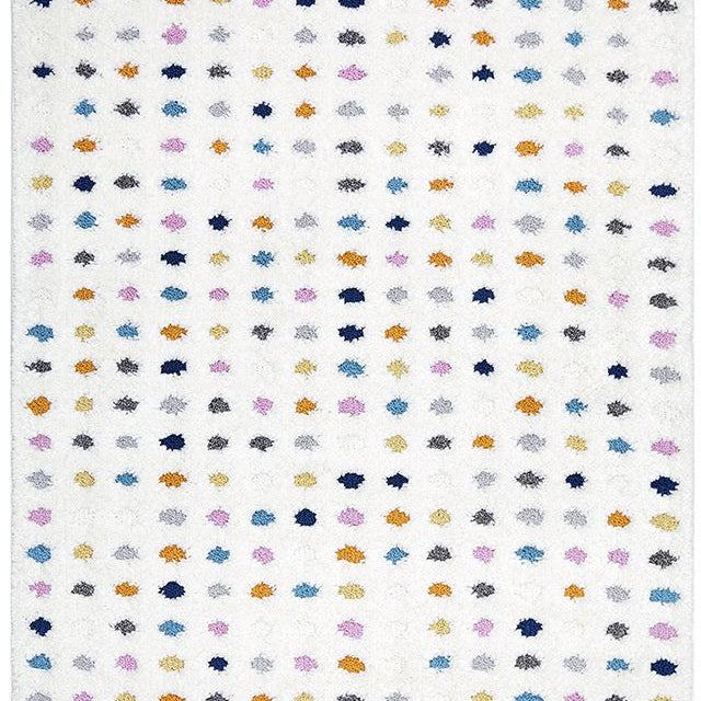 Madrid 150cm x 80cm Polka Dot Pattern Rug - Multi Colour Rug UN Rugs-Local   