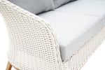 Albert 5pcs Outdoor Lounge Set - White Wicker Outdoor Lounge Set The Form-Local   