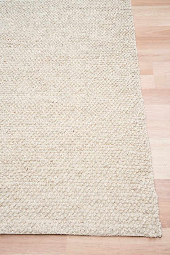 Alina 400 x 300 cm Synthetic Fibre Rug - Cream Rug Mos-Local   