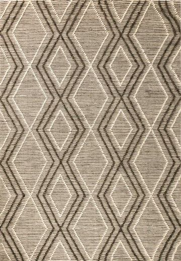 Hand Braided Beige Rug - 280 x 190cm