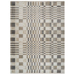 Anesa 200cm x 290cm Tribal Rug - Hatch Silver Rug Italy-Local