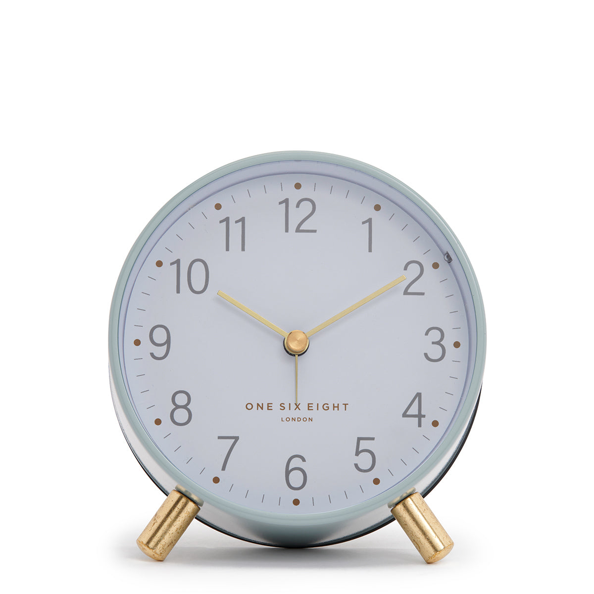 Angelina Silent Alarm Clock - Sage Green Clock Onesix-Local   