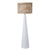 Natural & White Floor Lamp