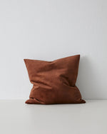 Ava 50x 50cm Velvet Cushion Cushion Weave-Local Ava Cinnamon Polyester