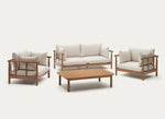 Avocas Outdoor Lounge Set - Natural Outdoor Lounge Set The Form-Local   