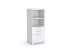 Axis Tower Bookcase - White Filing Cabinet OLGY-Local