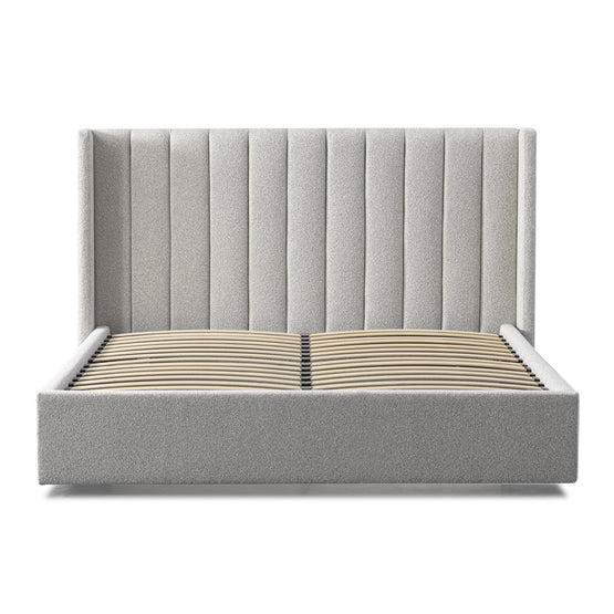 Hillsdale Wide Base King Bed Frame - Clay Grey Bed Frame Ming-Core   