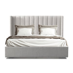 Hillsdale Wide Base King Bed Frame - Clay Grey Bed Frame Ming-Core   