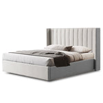 Hillsdale Wide Base King Bed Frame - Clay Grey Bed Frame Ming-Core   