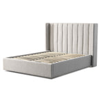 Hillsdale Wide Base Queen Bed Frame - Clay Grey Bed Frame Ming-Core   