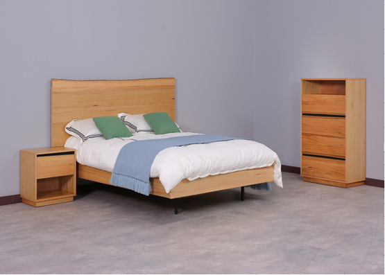 Horace Queen Bed Frame - Messmate Queen Bed AU Wood-Core   