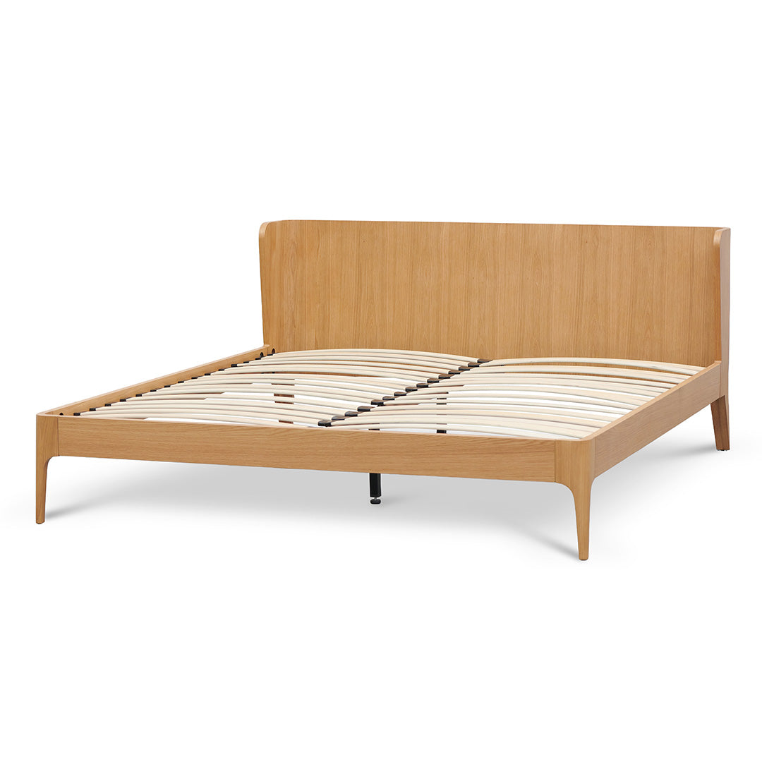 Belmont King Bed Frame - Natural Oak - Last One Bed Frame Century-Core