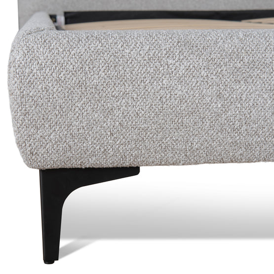 Celeste Fabric King Bed Frame - Clay Grey Bed Frame YoBed-Core   