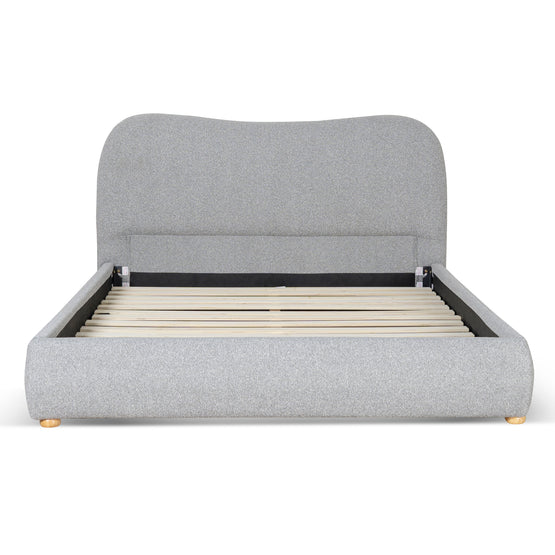 Diaz King Bed Frame - Storm Grey Bed Frame YoBed-Core   