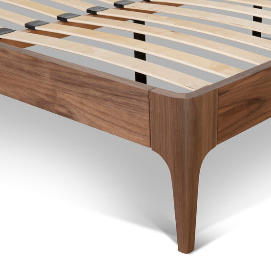 Belmont Queen Bed Frame - Walnut Bed Frame Century-Core   