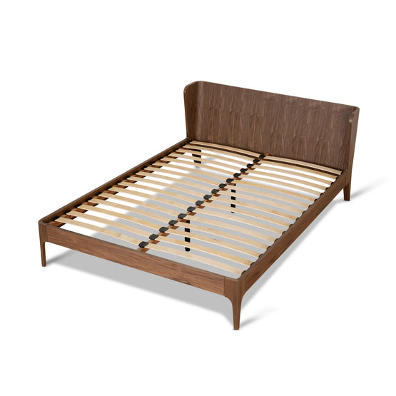 Belmont Queen Bed Frame - Walnut Bed Frame Century-Core   