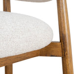 Heizer 65cm Coastal Beige Bar Stool - Dark Natural Bar Stool MYI-Core   