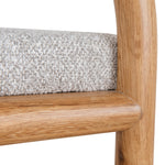 Adir 65cm Natural Bar Stool - Clay Grey LJ-Core