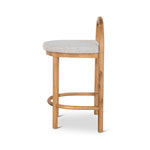 Adir 65cm Natural Bar Stool - Clay Grey LJ-Core