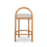 Adir 65cm Natural Bar Stool - Clay Grey LJ-Core