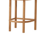 Adir 66cm Natural Bar Stool - Black Seat Bar Stool LJ-Core