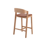 Davis 65cm Natural Bar Stool - Brown Seat Interior Secrets