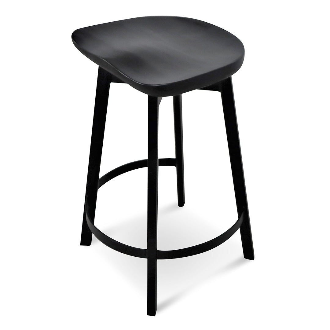 Lewis 65cm Bar Stool - Black Bar Stool M-Sun-Core   