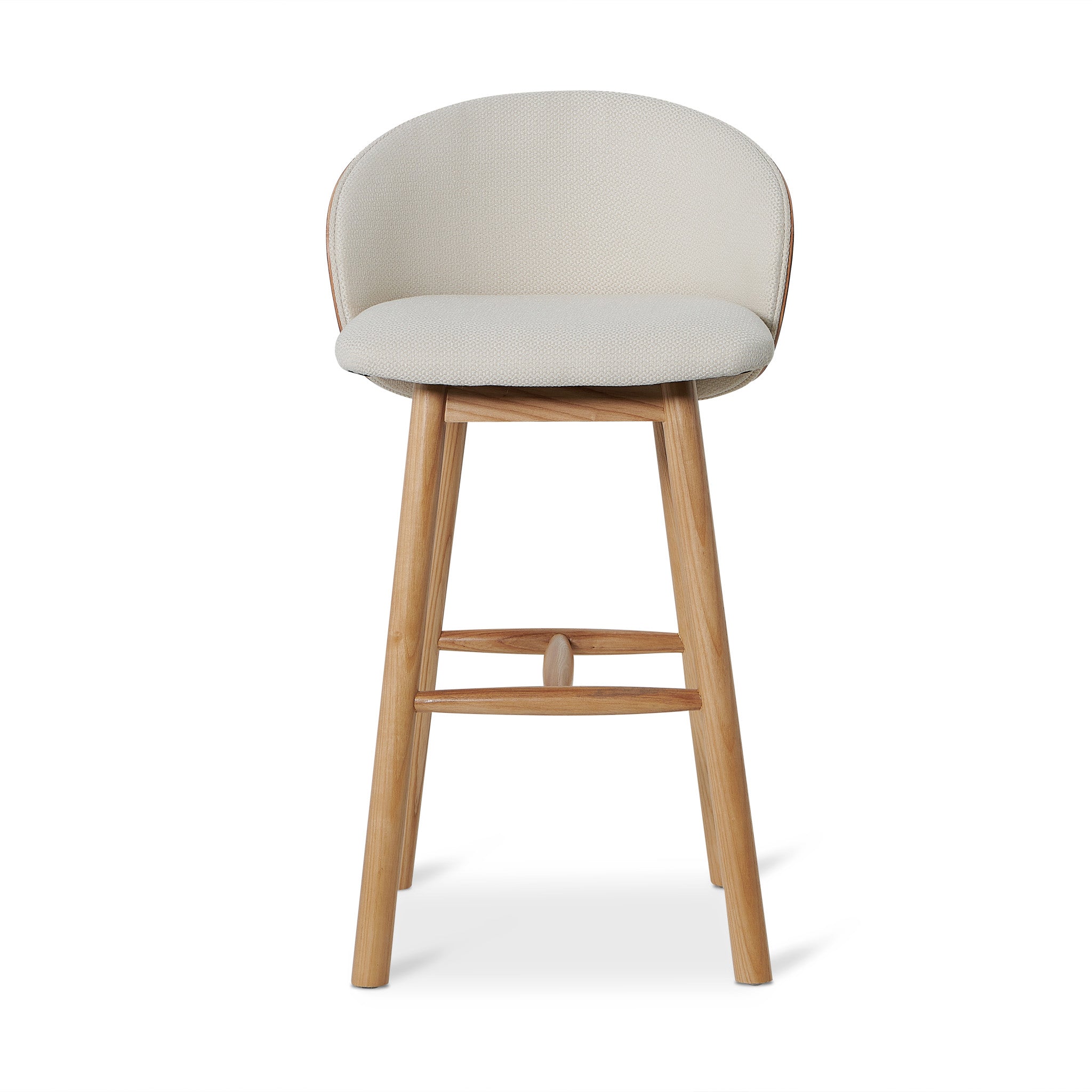 Ex Display - Lennox 65cm Natural Bar Stool - Beige Bar Stool Drake-Core   