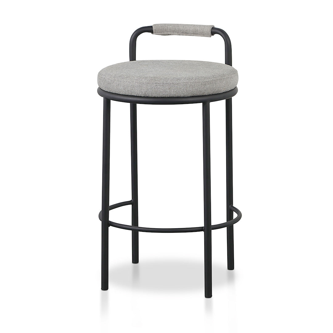 Set of 2 - Karimi 65cm Bar Stool - Coastal Light Grey Bar Stool Freehold-Core   