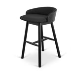 Nicholas 65cm Bar Stool - Full Black Bar Stool Drake-Core   