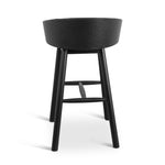 Nicholas 65cm Bar Stool - Full Black Bar Stool Drake-Core   