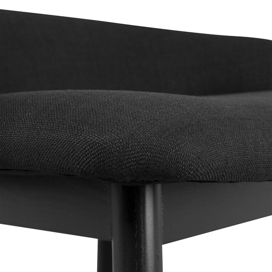 Nicholas 65cm Bar Stool - Full Black Bar Stool Drake-Core   