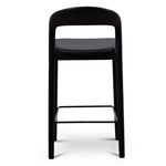 Set of 2 - Caspar 65cm Bar Stool - Full Black Bar Stool Swady-Core   