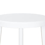 Set of 2 - James 65cm Timber Seat Bar Stool - White Bar Stool New Home-Core   