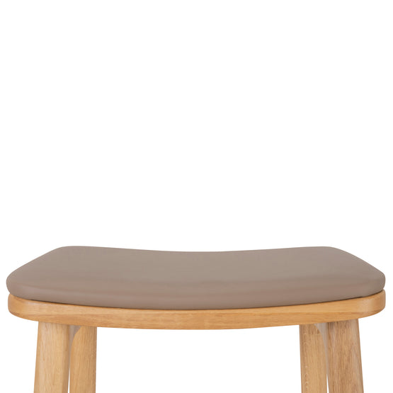 Cyprus 67cm Natural Bar Stool - Tan Brown Bar Stool Oakwood-Core   