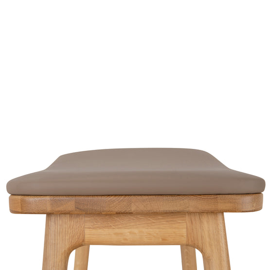 Cyprus 67cm Natural Bar Stool - Tan Brown Bar Stool Oakwood-Core   