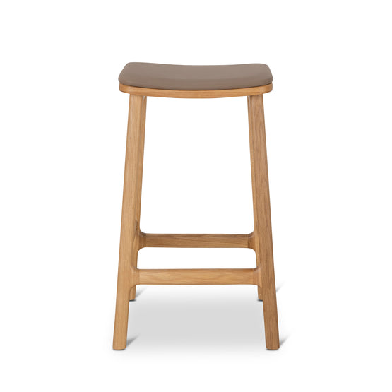 Cyprus 67cm Natural Bar Stool - Tan Brown Bar Stool Oakwood-Core   