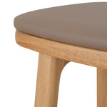 Cyprus 67cm Natural Bar Stool - Tan Brown Bar Stool Oakwood-Core   