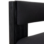 Miles ELM Barstool - Full Black Bar Stool LJ-Core   