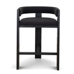 Miles ELM Barstool - Full Black Bar Stool LJ-Core   