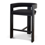 Miles ELM Barstool - Full Black Bar Stool LJ-Core   