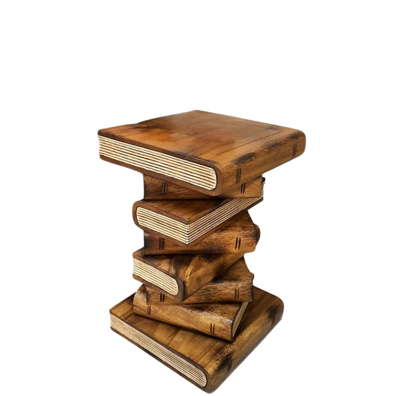 Books Wooden Side Table - Natural Side Table Century-Core   