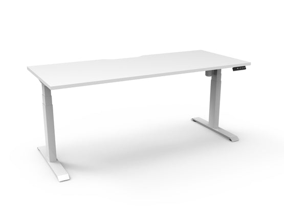 Boost 1.8m Light Single Sided Workstation - White Office Desk Rline-Local   