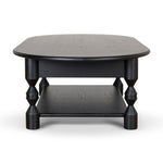 Globo 1.4m Oval Coffee Table - Black Coffee Table Nicki-Core   