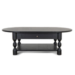 Globo 1.4m Oval Coffee Table - Black Coffee Table Nicki-Core   