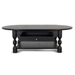 Globo 1.4m Oval Coffee Table - Black Coffee Table Nicki-Core   