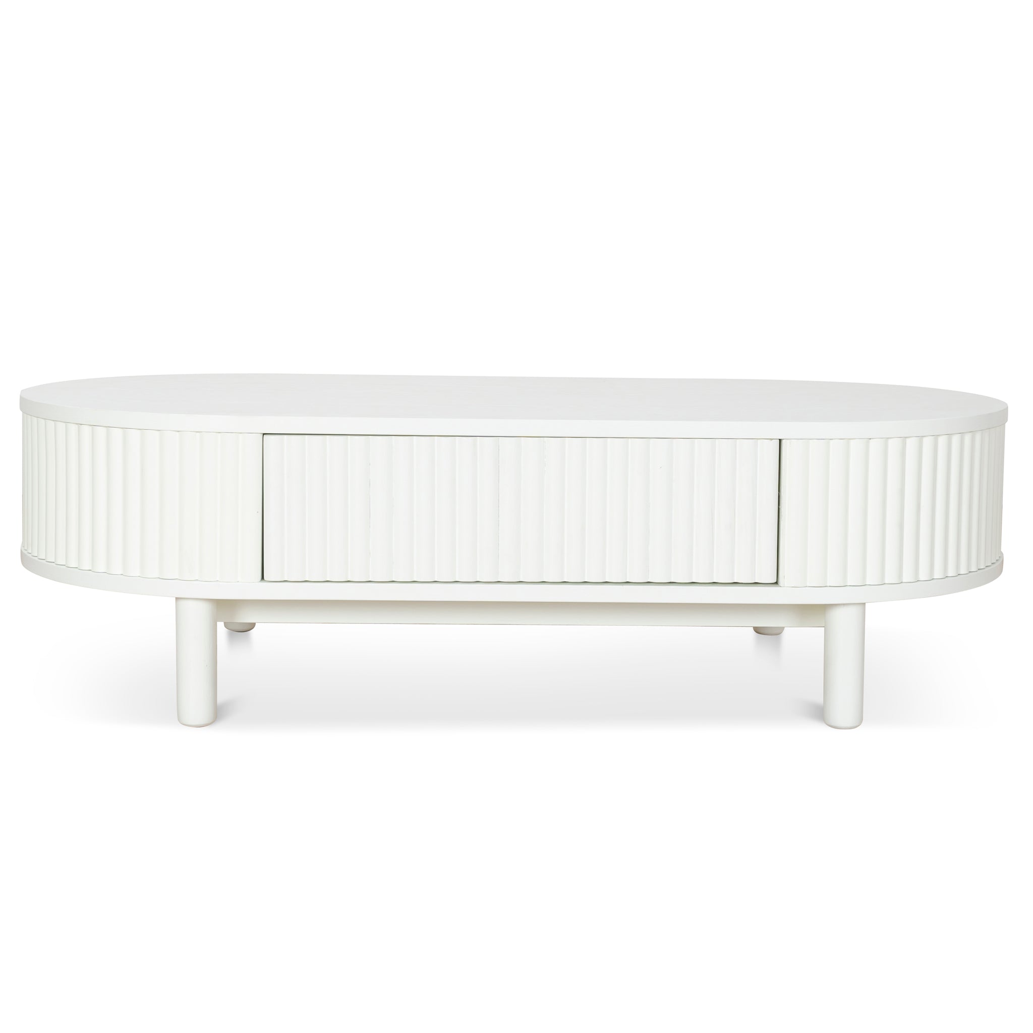 Melita 1.2m Coffee Table - Warm White Coffee Table KD-Core