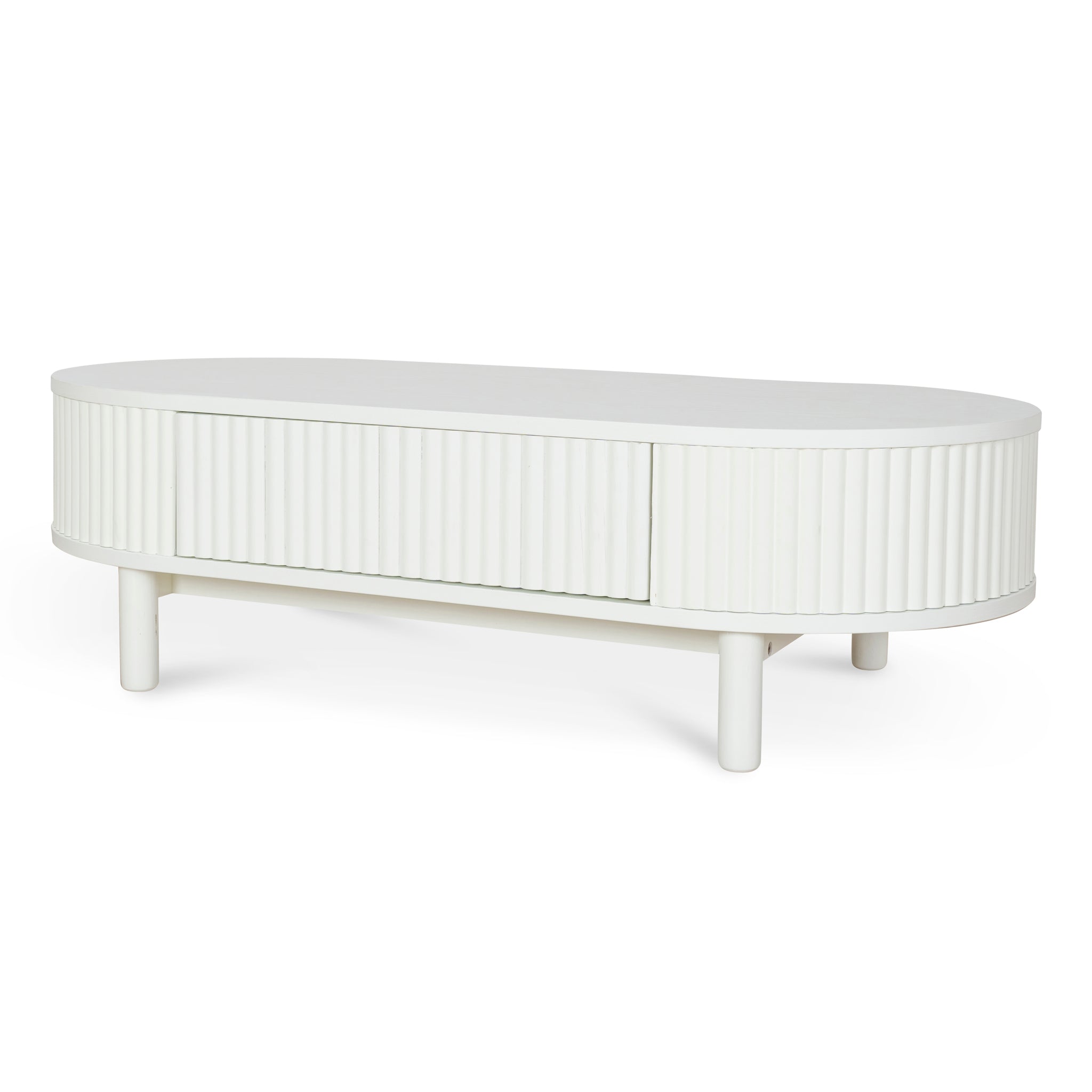 Melita 1.2m Coffee Table - Warm White Coffee Table KD-Core